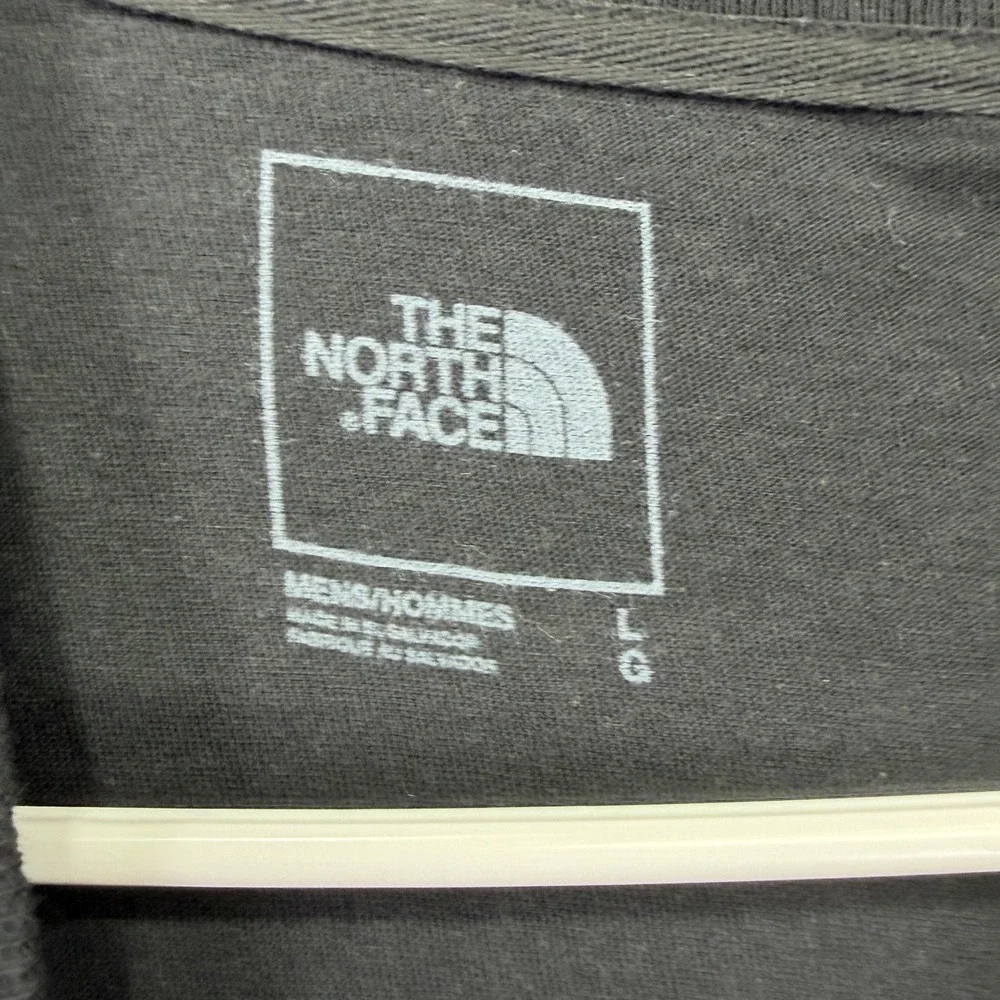The North Face Shirt Mens Large Black Short Sleeve Logo Graphic Tee Outdoor